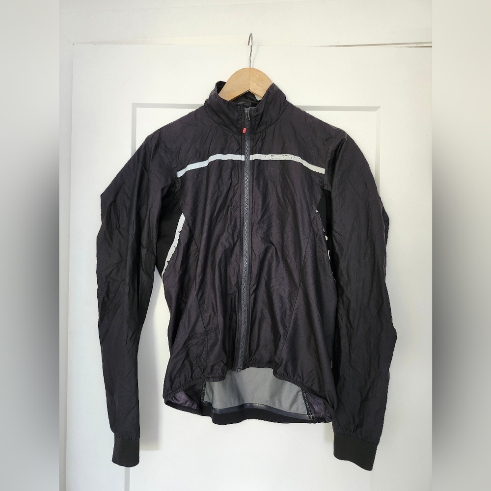 Castelli Black Lightweight Cycling Jacket